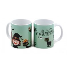 Halloween bögre cicás boszis - 3 dl