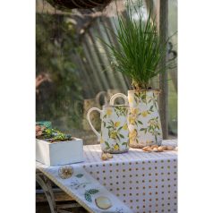 Kerámia kancsó citromos - 20x14x23 cm - Raktáron