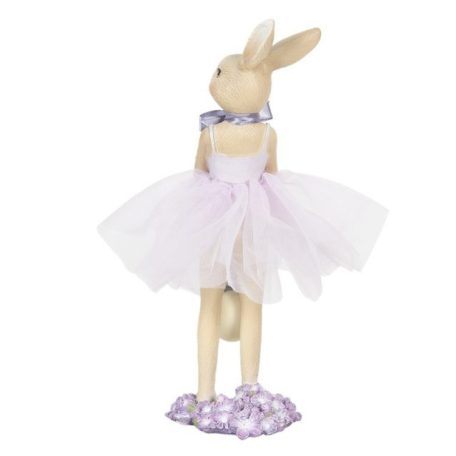 Nyuszilány kosárkával - 8x8x25 cm - Raktáron