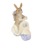Nyúl figura robogón  - 12x5x14 cm  - Raktáron