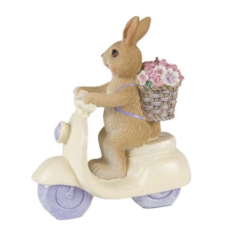 Nyúl figura robogón  - 12x5x14 cm  - Raktáron