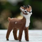 Bambi figura prémium barna - 9,6 cm 
