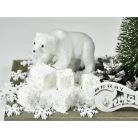 Jegesmedve ülő prémium - 6x9x6 cm  