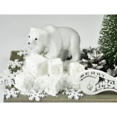 Jegesmedve ülő prémium - 6x9x6 cm  