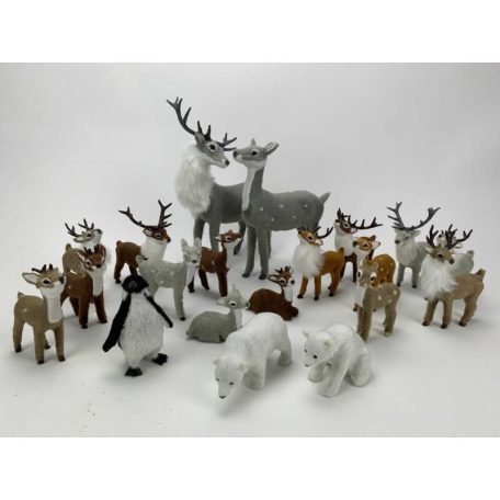 Jegesmedve ülő prémium - 6x9x6 cm  