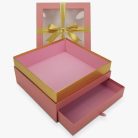 Aranymasnis fiókos kocka doboz rózsaszín