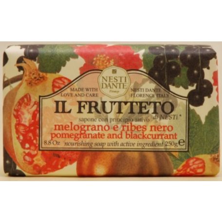Nesti Dante Il Frutteto, gránátalma és feketeribizli szappan 250g