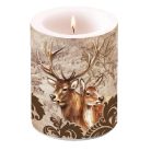 Ambiente Deer Couple Brown papírszalvéta 33x33cm - 20db-os