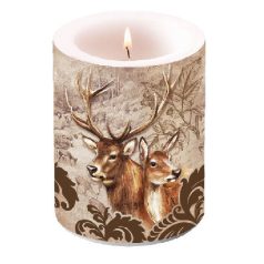 Ambiente Deer Couple Brown papírszalvéta 33x33cm - 20db-os