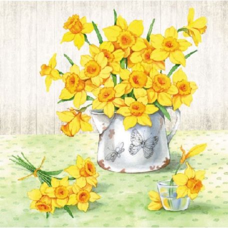 Ambiente Narcissus papírszalvéta 33x33 cm - 20db-os