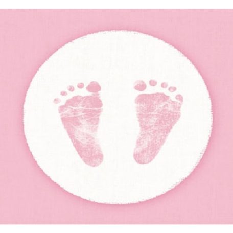 Ambiente Baby Steps Girl papírszalvéta 25x25cm - 20db-os