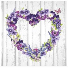 Ambiente papírszalvéta - Purple - 33x33 cm - 20 db/csomag