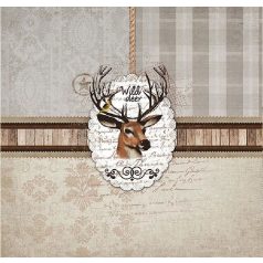 Ambiente Wild Deer papírszalvéta 33x33cm - 20 db-os