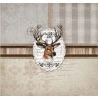Ambiente Wild Deer papírszalvéta 25x25cm - 20db-os