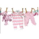 Ambiente Baby Girl Clothes Rose papírszalvéta 25x25cm - 20db-os