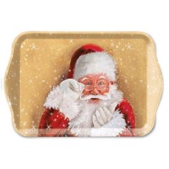 Ambiente karácsonyi kistálca - Watch This - 13x21cm