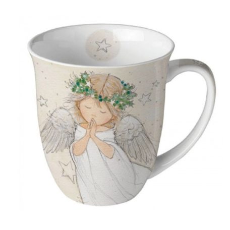 Ambiente karácsonyi porcelánbögre - Praying angel - 400 ml
