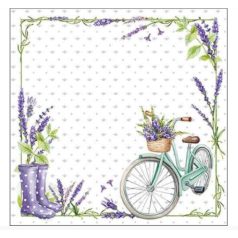   Ambiente papírszalvéta - Lavender love - 33x33cm - 20 db/csomag 