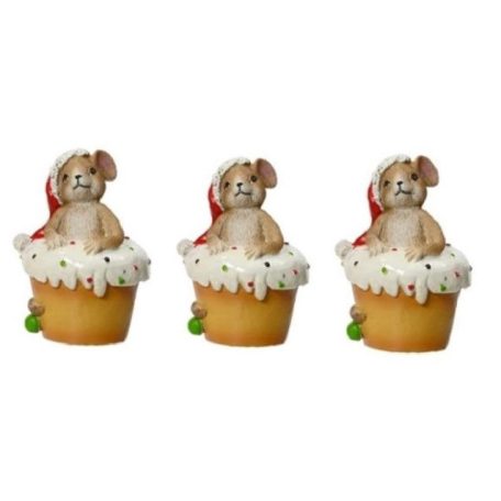 Egér figura muffinban - 12,5 cm