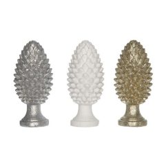 Toboz álló glitteres 3 féle - 5,2x5,2x11,5 cm 