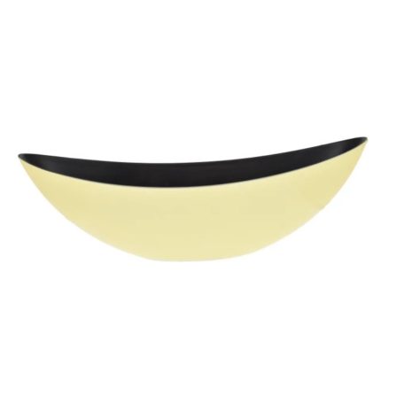 Csónak alakú kaspó - Sárga - 38,5x12,5x13,5 cm, 55x18x15 cm 