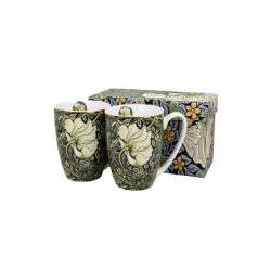   Porcelánbögre - William Morris:Pimpernel - 360ml, 2 db-os, dobozban  