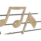 Faldekoráció -fém 45X1X40,5cm, violinkulcs