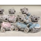 Macis gyertya kék pulcsiban