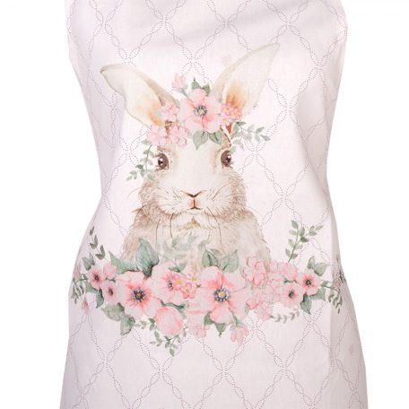 Clayre & Eef - Flower Easter Bunny kötény - 70x85 cm 