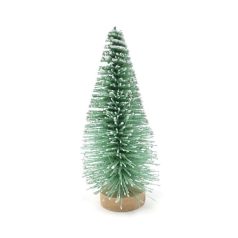    Talpas fenyőfa 12 cm - Világos Zöld - 12 cm magas, drótos 