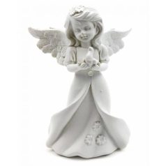 Angyalka figura madárral 79 - 17 cm