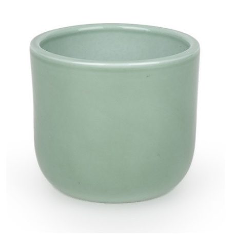 Kerámia kaspó - Ronan - Zöld - 8 cm,12 cm,14 cm, 16 cm, 18 cm