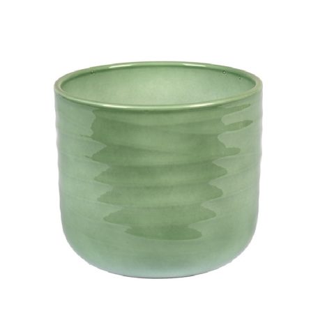 Greer kerámia kaspó - Fényes zsályazöld - 12 cm, 14 cm, 16 cm