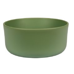 Amos kerámia tál - Matt zsályazöld - 18 cm, 21 cm