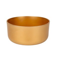 Amos kerámia tál - Arany - 21 cm