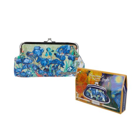 Műbőr pénztárca - Van Gogh:Íriszek - 20x10x1cm
