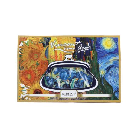 Műbőr pénztárca - Van Gogh:Íriszek - 20x10x1cm