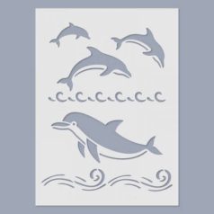 Delfin stencil - 15x20 cm - HDS-45