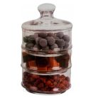 Üvegtároló 3 részes - 22 cm