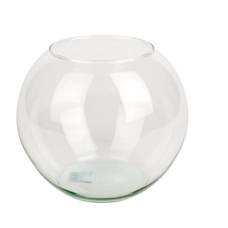 Gömb alakú üveg váza - 20 cm, 25 cm