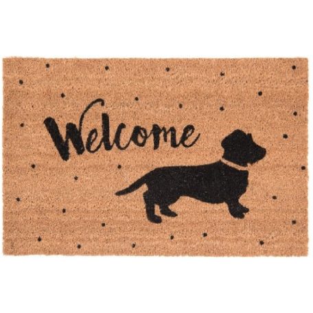 Clayre & Eef - Lábtörlő " Welcome" kutyás - 75x45 cm 