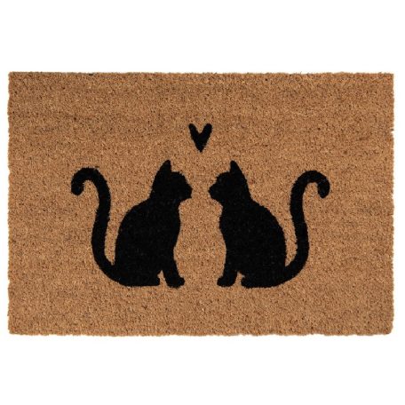 Clayre &Eef - Lábtörlő - Szerelmes macskák - 60x40 cm 