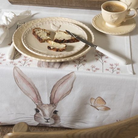 Rustic Easter Bunny - Asztalterítő - 100x100 cm, 130x180 cm,  150x250 cm 
