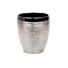 Nizza orchidea váza - Ezüst - 15,5x14 cm 