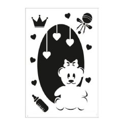 Baba-gyermek stencilek